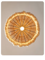 Handwoven Jute Pendant Light - Lamp Outdoor