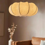 Oblate Silk Pendant Lamp - Lamp Outdoor