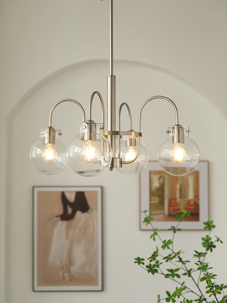 Verinyra Premium Nordic Art Glass Metal Chandelier - Lamp Outdoor