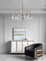 Verinyra Premium Nordic Art Glass Metal Chandelier - Lamp Outdoor