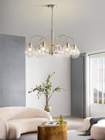 Verinyra Premium Nordic Art Glass Metal Chandelier - Lamp Outdoor
