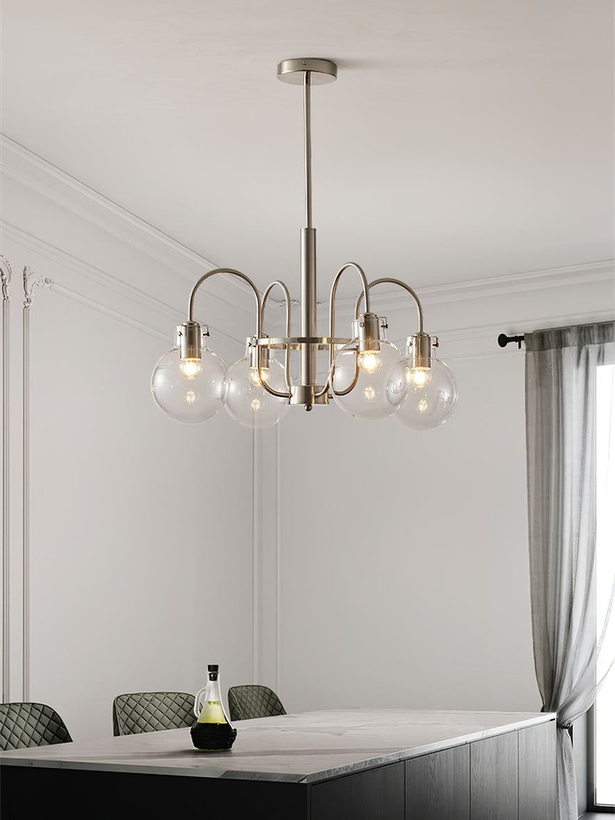 Verinyra Premium Nordic Art Glass Metal Chandelier - Lamp Outdoor