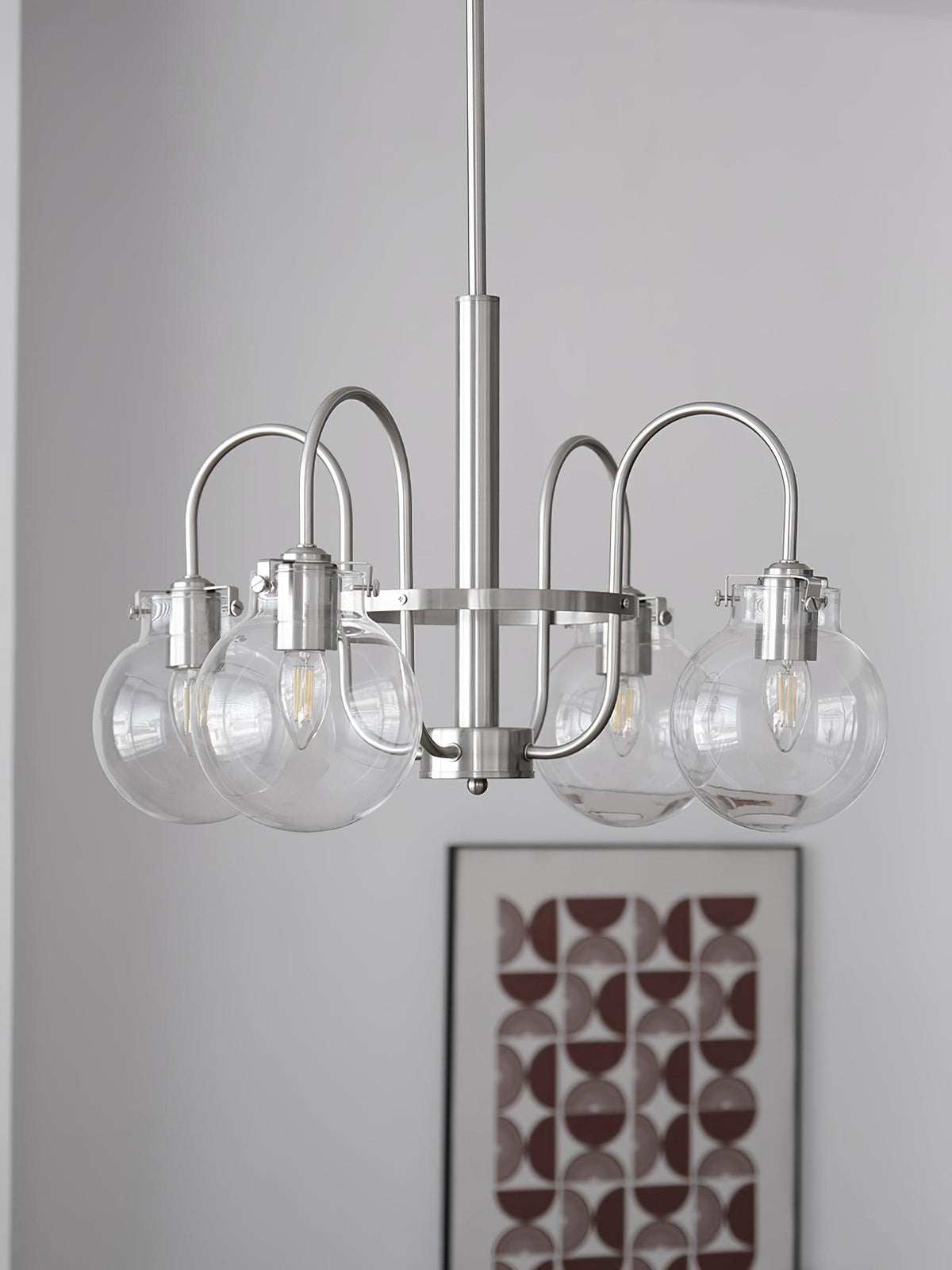 Verinyra Premium Nordic Art Glass Metal Chandelier - Lamp Outdoor