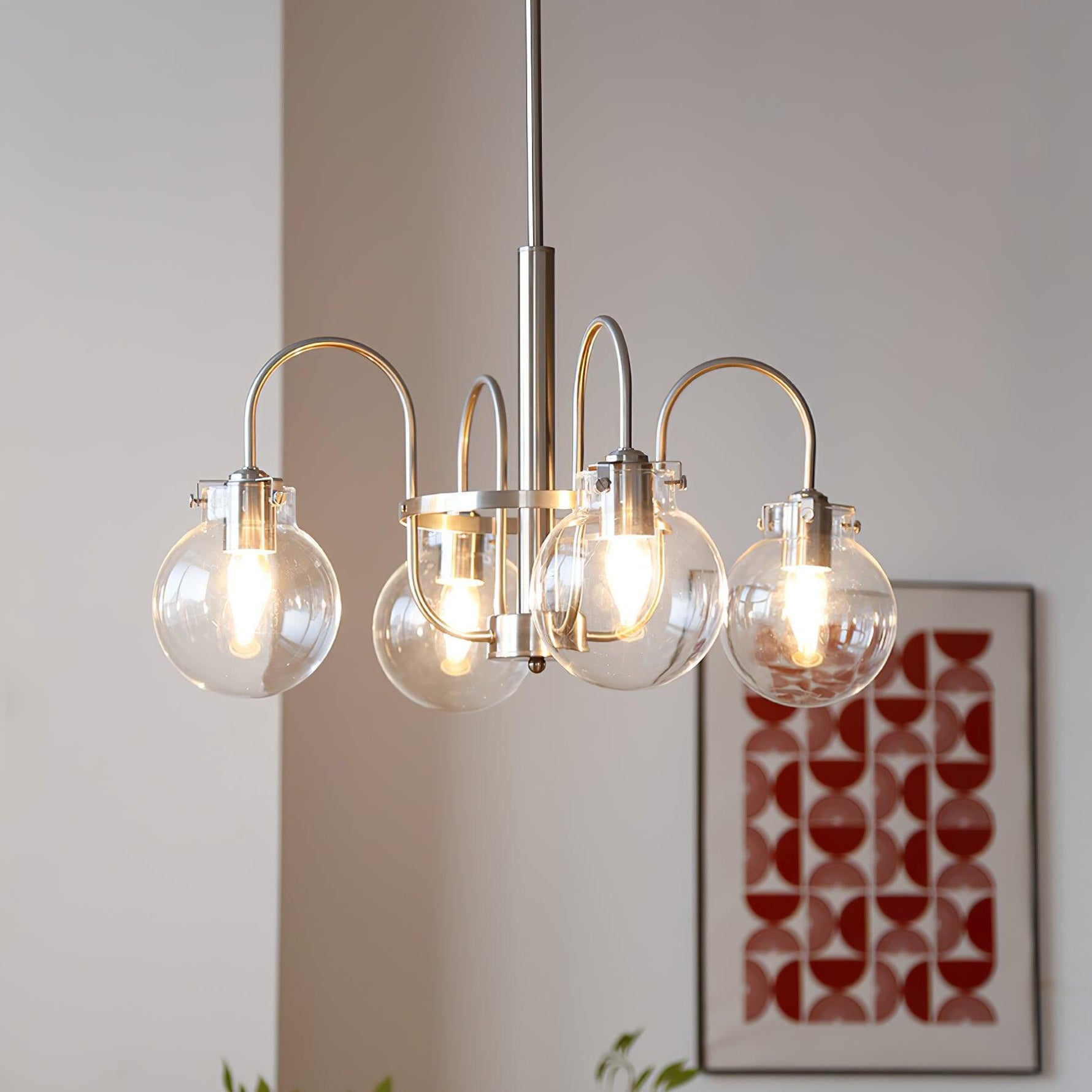 Verinyra Premium Nordic Art Glass Metal Chandelier - Lamp Outdoor