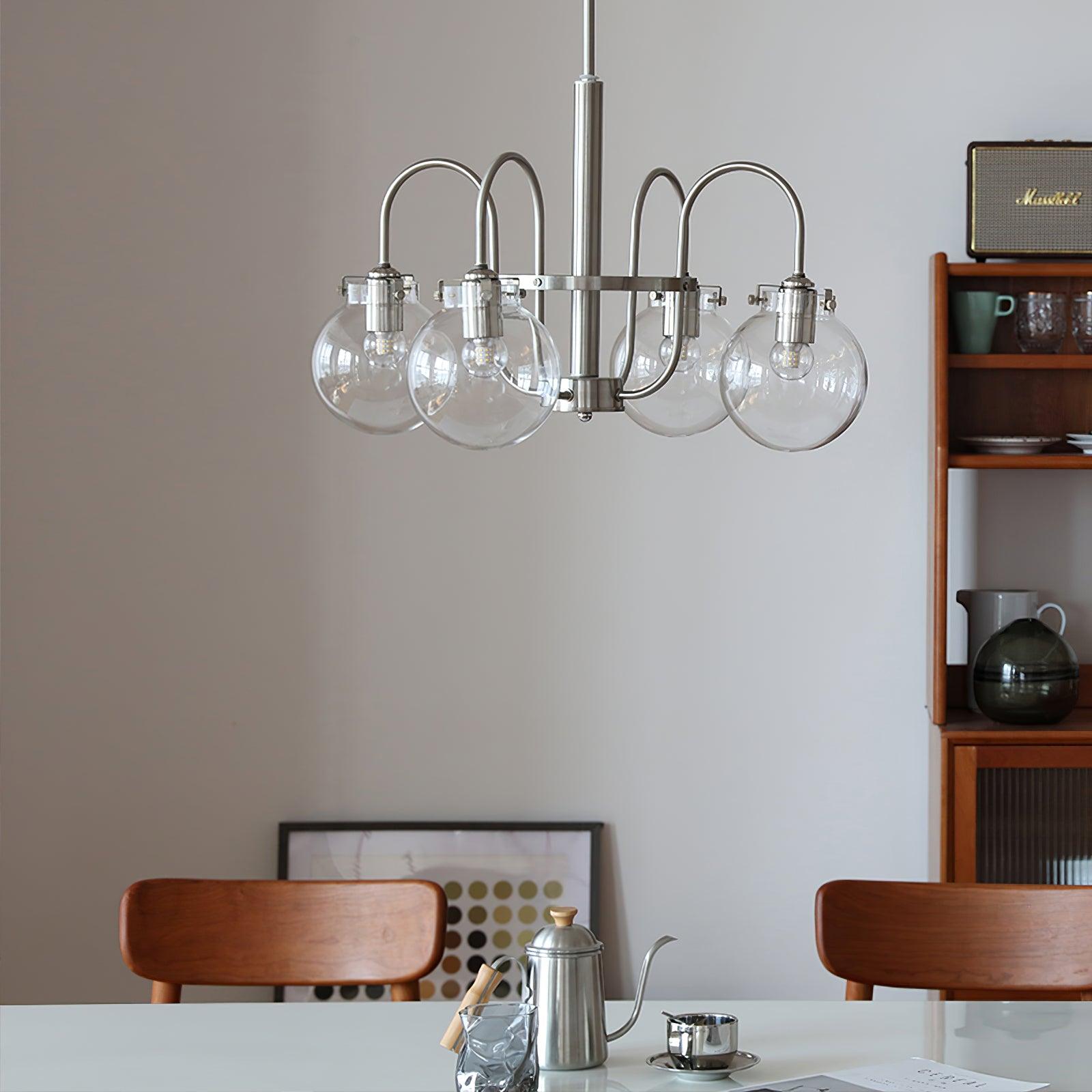 Verinyra Premium Nordic Art Glass Metal Chandelier - Lamp Outdoor