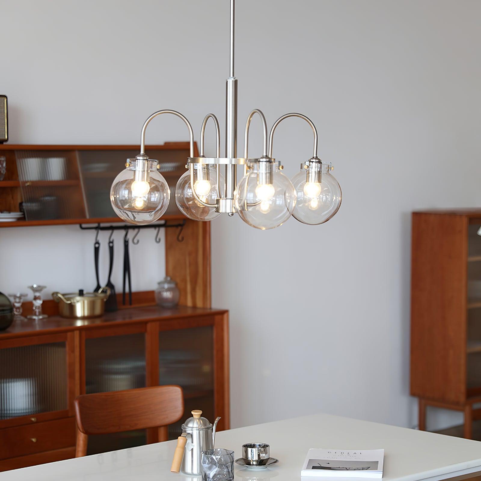 Verinyra Premium Nordic Art Glass Metal Chandelier - Lamp Outdoor