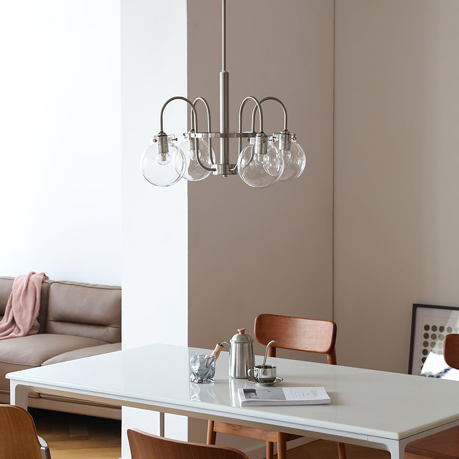Verinyra Premium Nordic Art Glass Metal Chandelier - Lamp Outdoor
