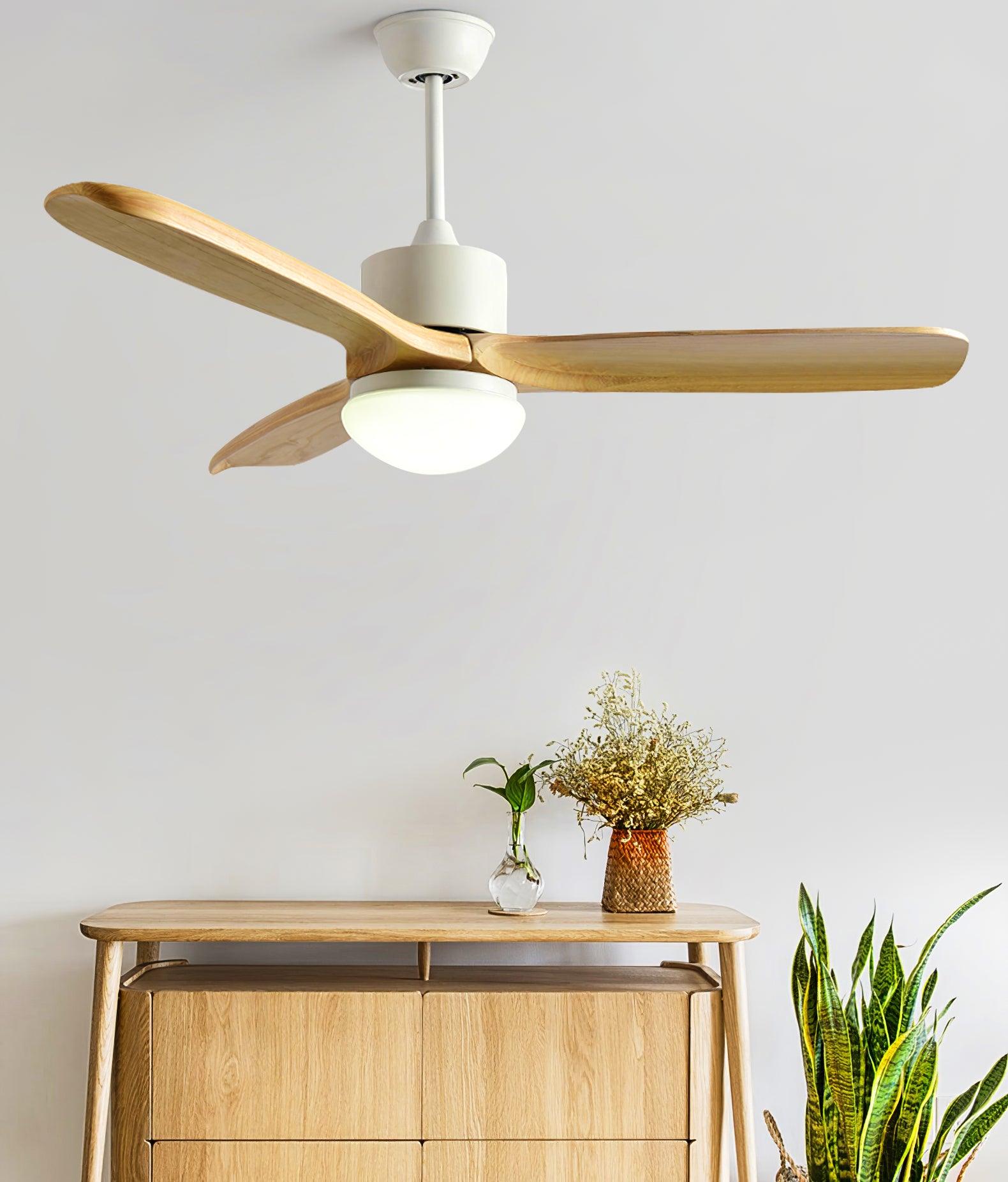 Harborough 3 Ceiling Fan Light - Lamp Outdoor