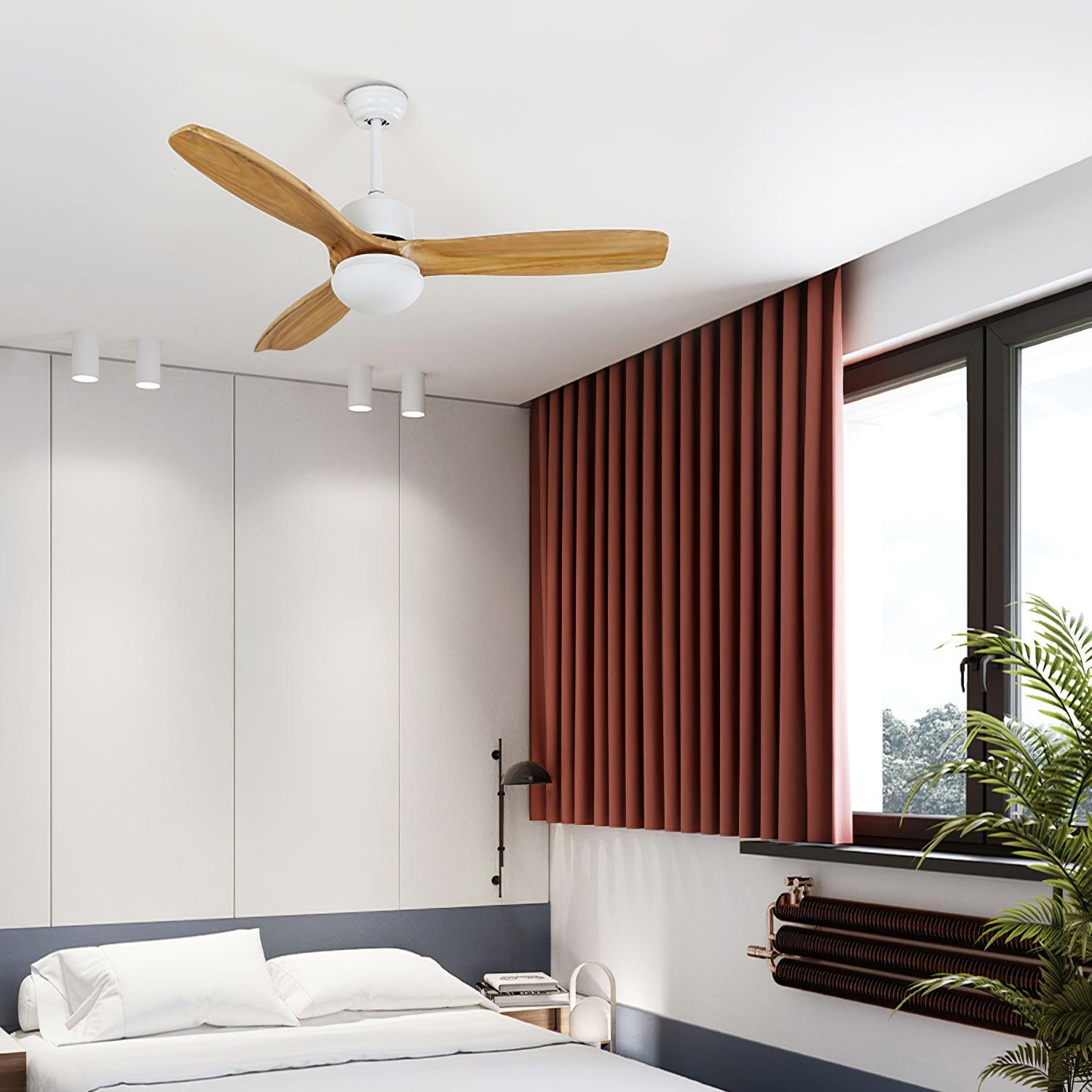 Harborough 3 Ceiling Fan Light - Lamp Outdoor