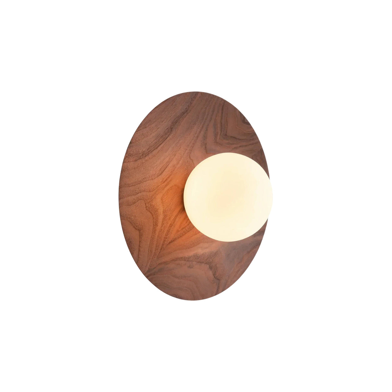 Harmonia Farmhouse Walnut Wood Wall Light