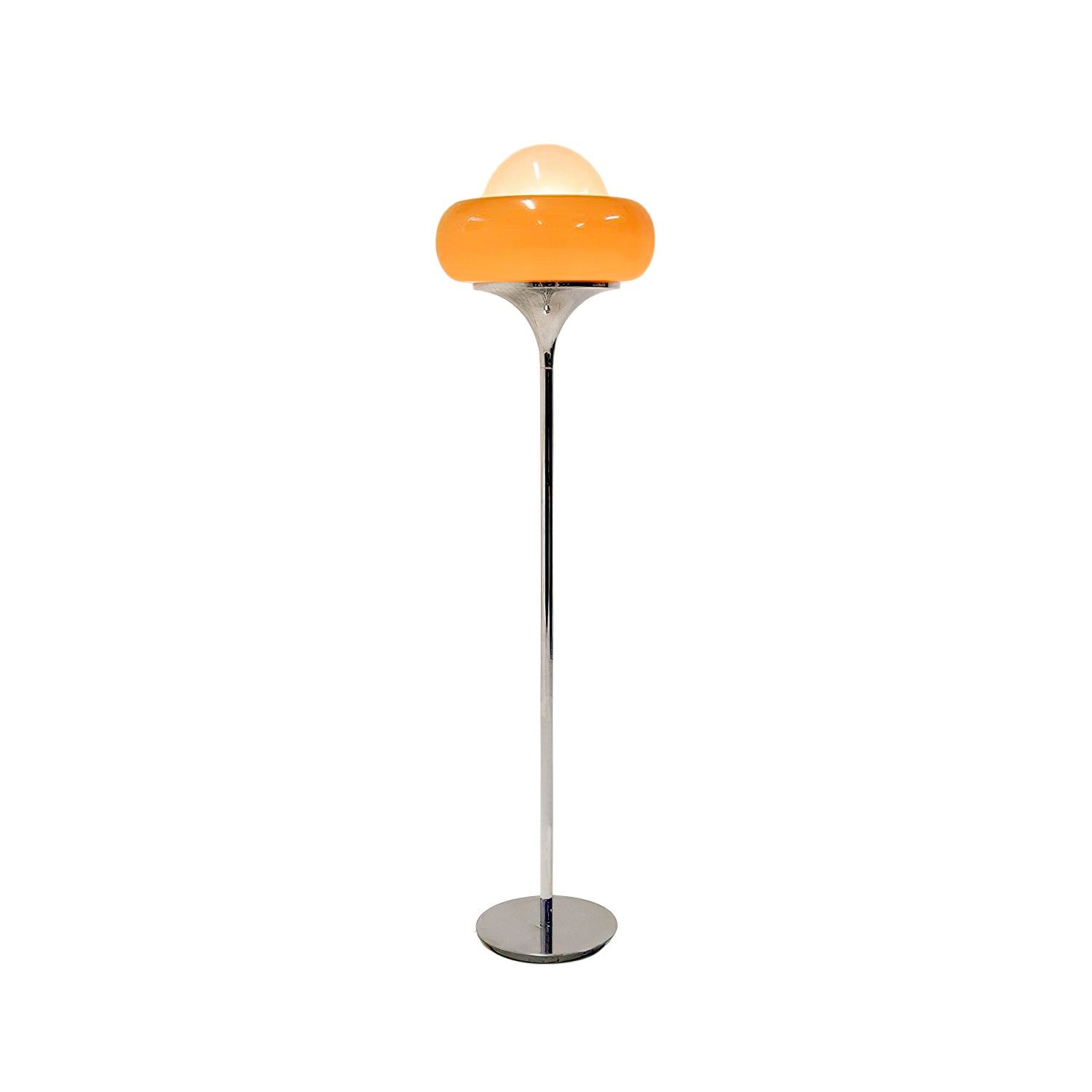 Harvey Modern Glass Floor Lamp