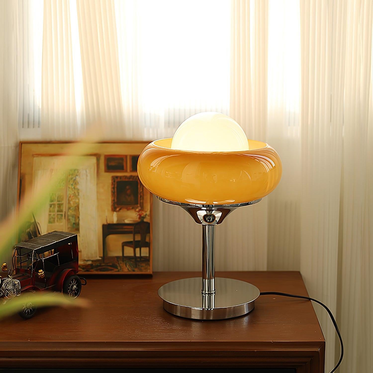Harvey Modern Glass Table Lamp