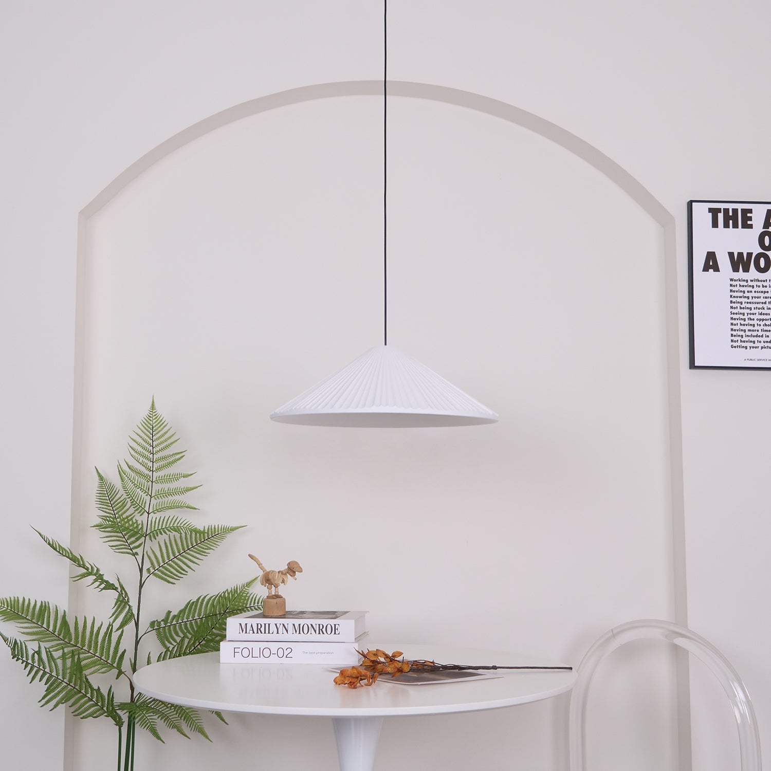Hat Resin Pendant Lamp - Lamp Outdoor
