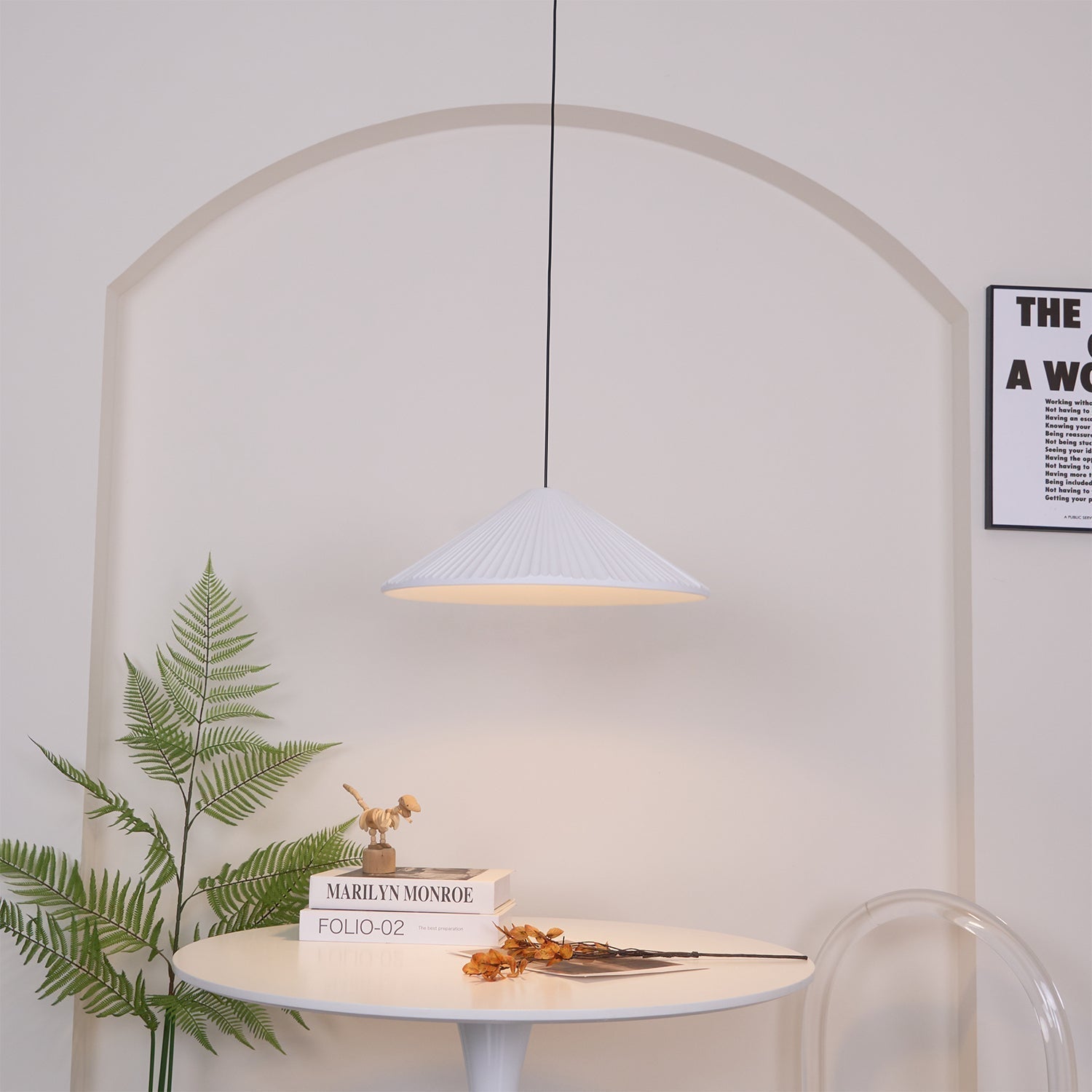 Hat Resin Pendant Lamp - Lamp Outdoor