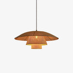 Hat Weave Rattan Pendant Lamp - Lamp Outdoor