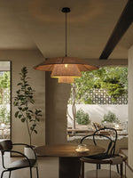 Hat Weave Rattan Pendant Lamp - Lamp Outdoor