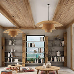 Hat Weave Rattan Pendant Lamp - Lamp Outdoor