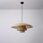 Hat Weave Rattan Pendant Lamp - Lamp Outdoor