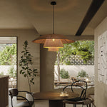 Hat Weave Rattan Pendant Lamp - Lamp Outdoor