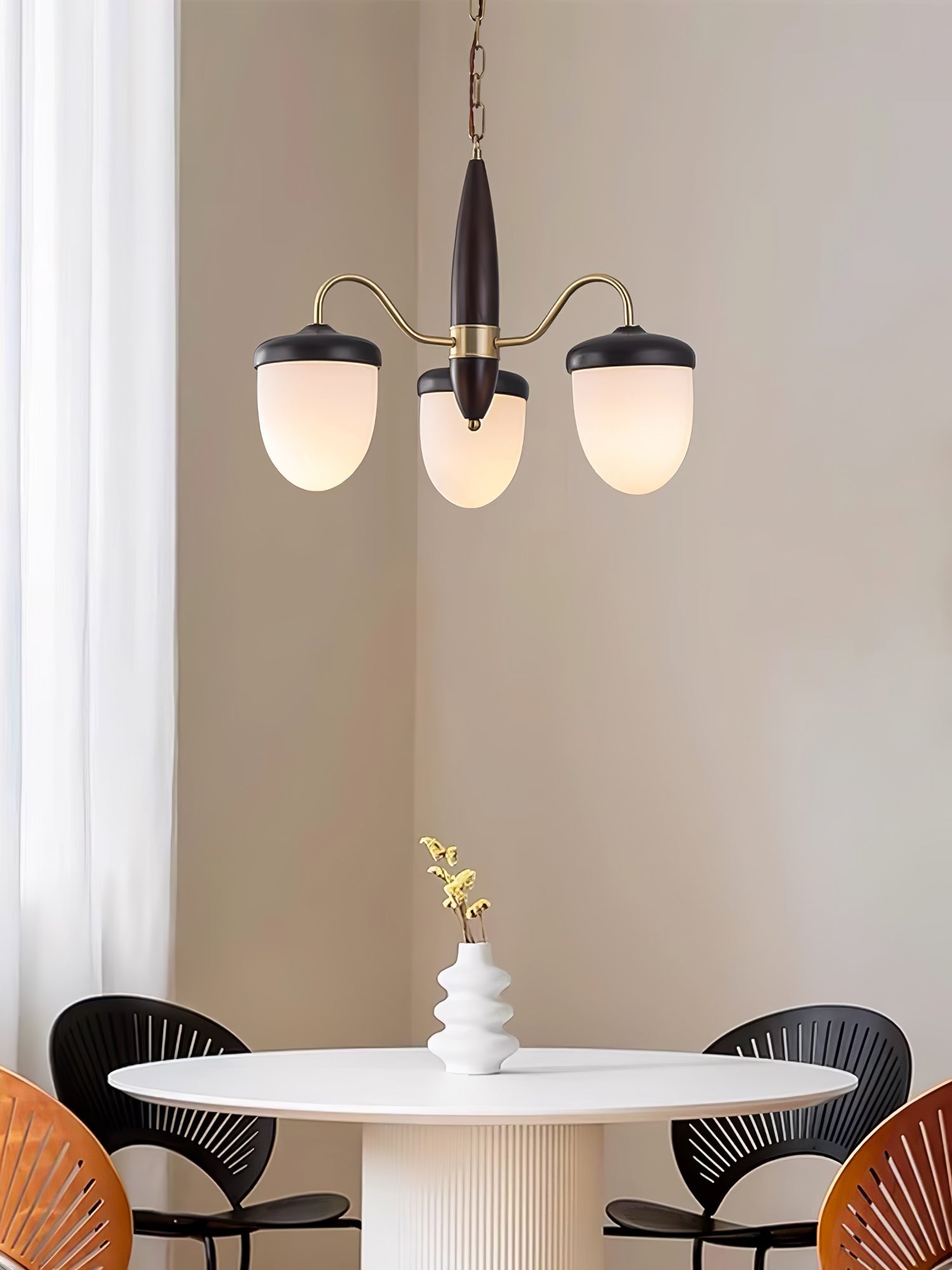 Aurora Chandelier Capsule Arm Rustic - Lamp Outdoor