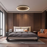 Cevynira Textured Bronze Flush Mount - Lamp Outdoor
