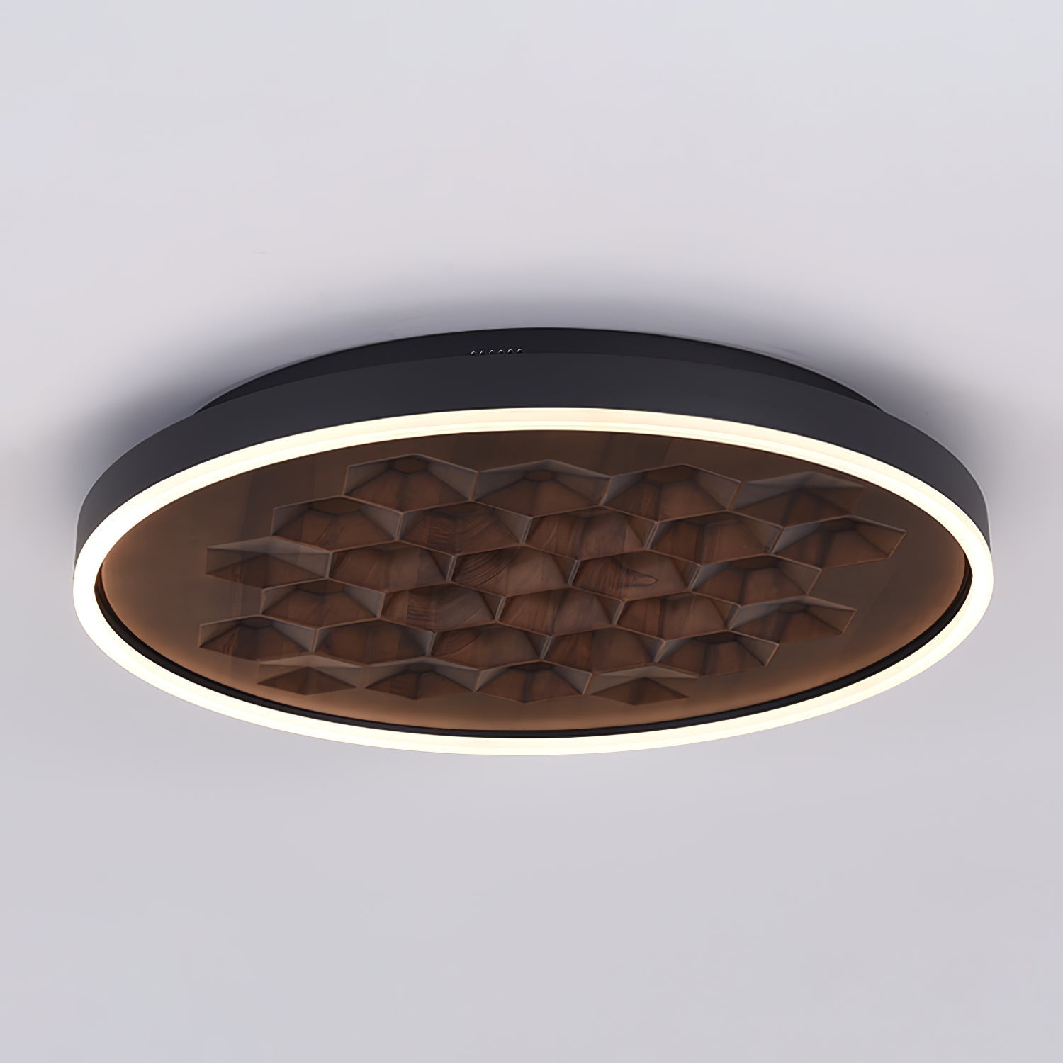 Cevynira Textured Bronze Flush Mount - Lamp Outdoor
