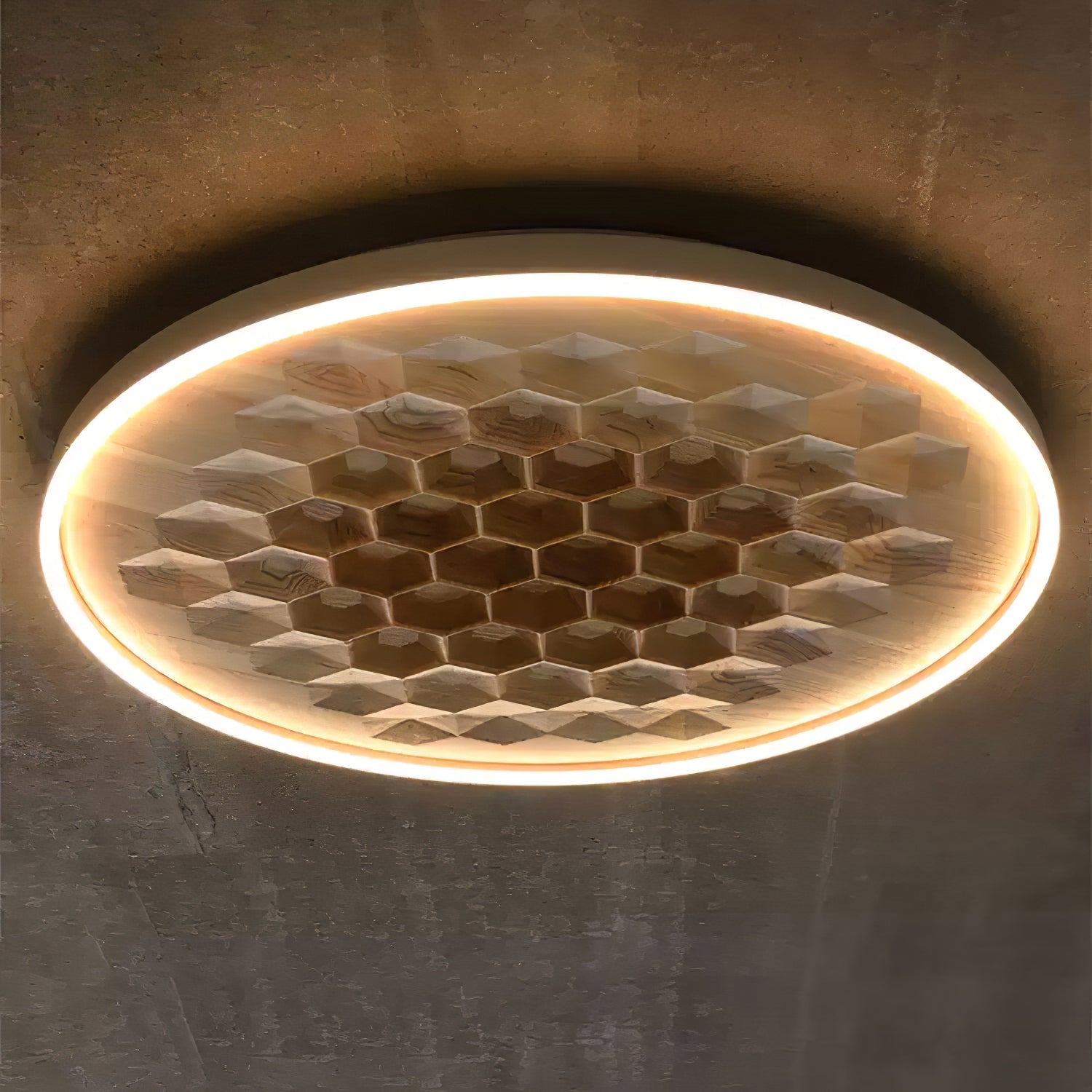 Cevynira Textured Bronze Flush Mount - Lamp Outdoor