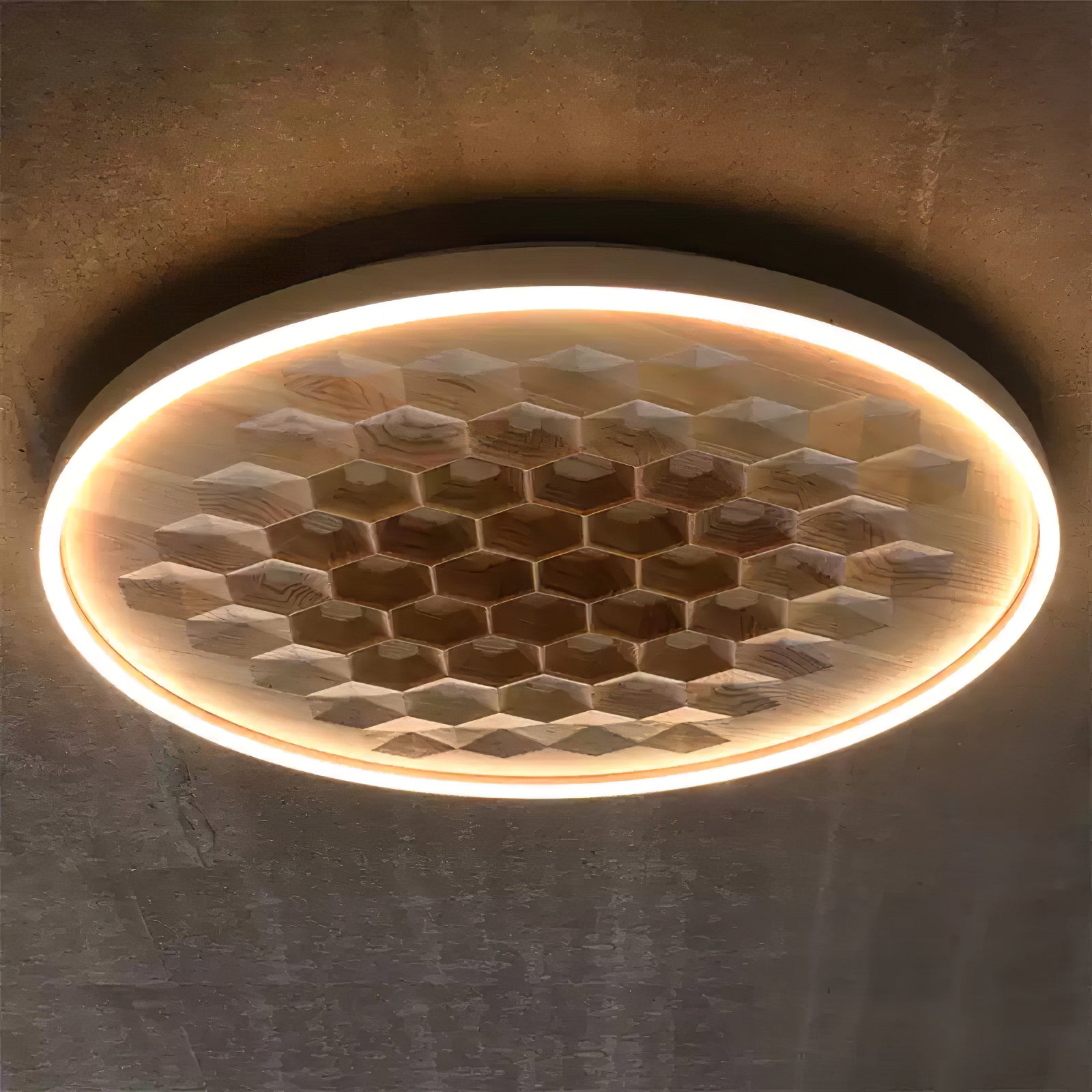 Cevynira Textured Bronze Flush Mount - Lamp Outdoor