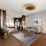 Cevynira Textured Bronze Flush Mount - Lamp Outdoor