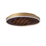 Cevynira Textured Bronze Flush Mount - Lamp Outdoor