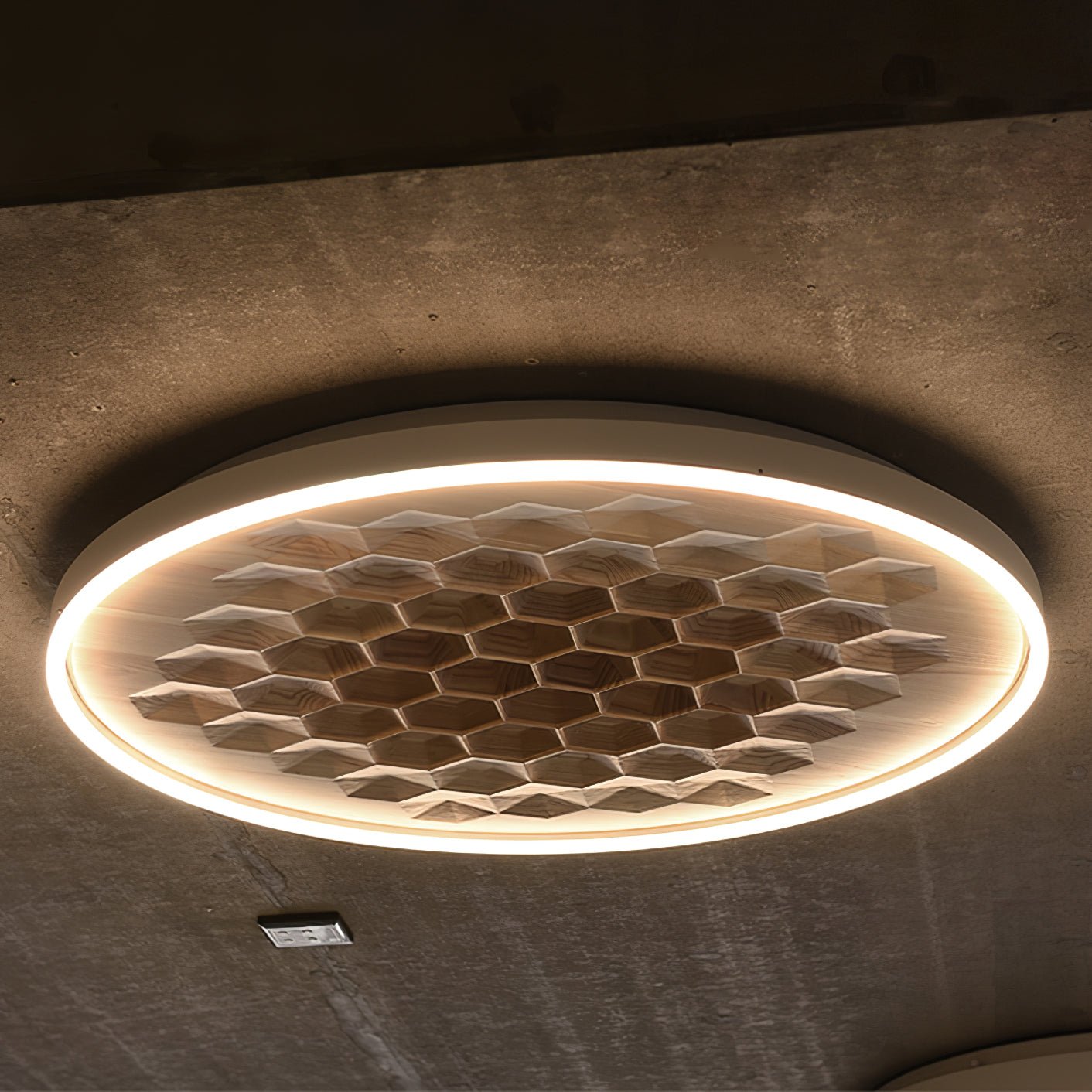 Cevynira Textured Bronze Flush Mount - Lamp Outdoor