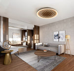 Cevynira Textured Bronze Flush Mount - Lamp Outdoor
