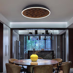 Cevynira Textured Bronze Flush Mount - Lamp Outdoor