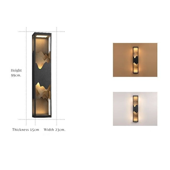 Selna Scenery LED Solar Stainless Outdoor Porch Lights