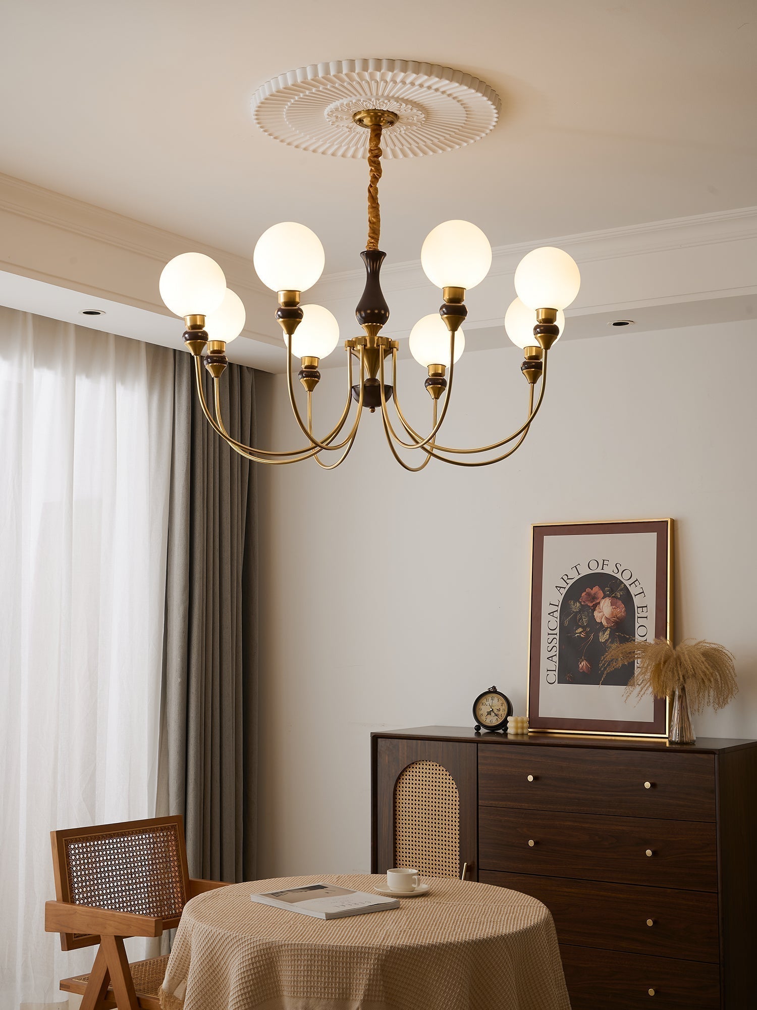 Helena Curve Chandelier - Lamp Outdoor