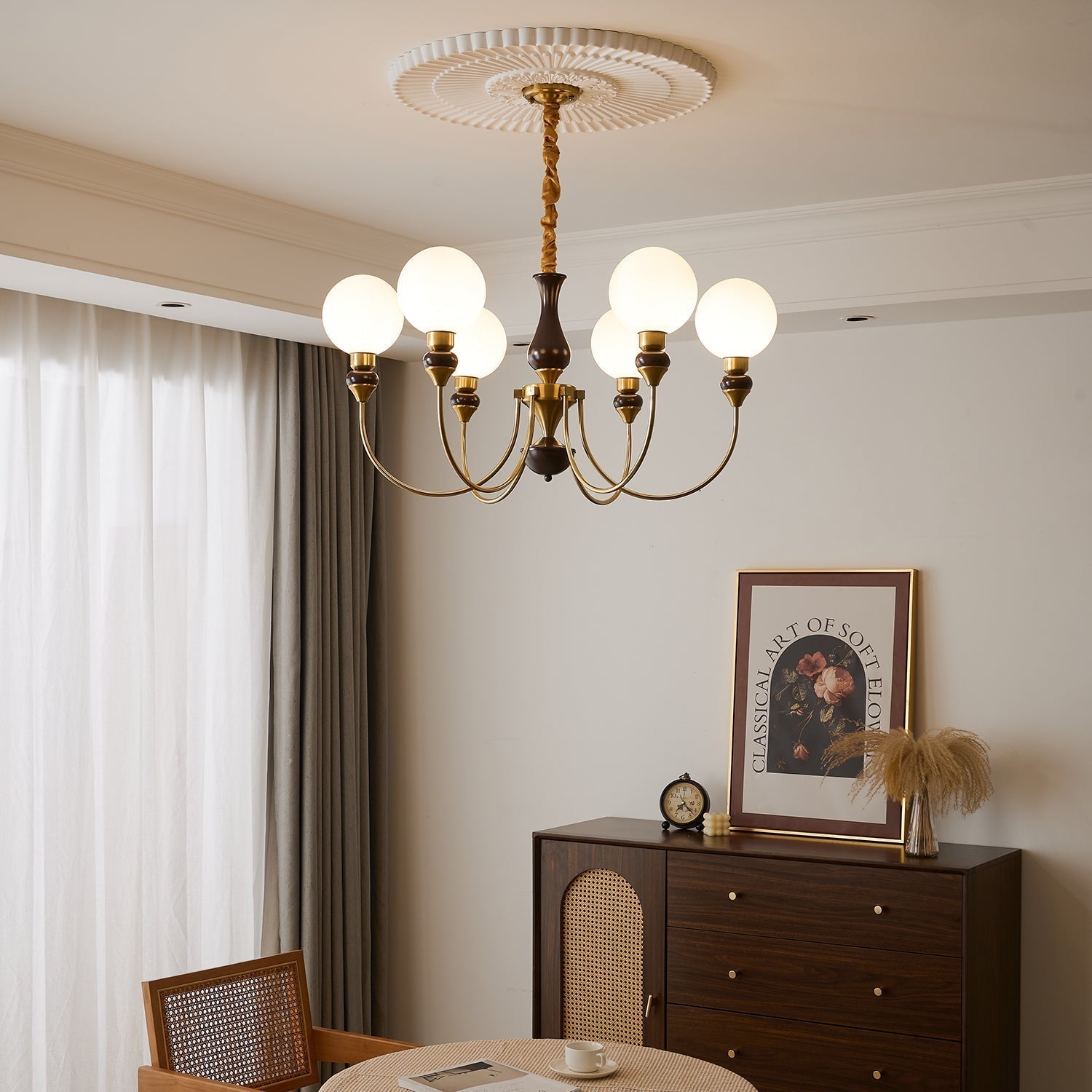 Helena Curve Chandelier - Lamp Outdoor