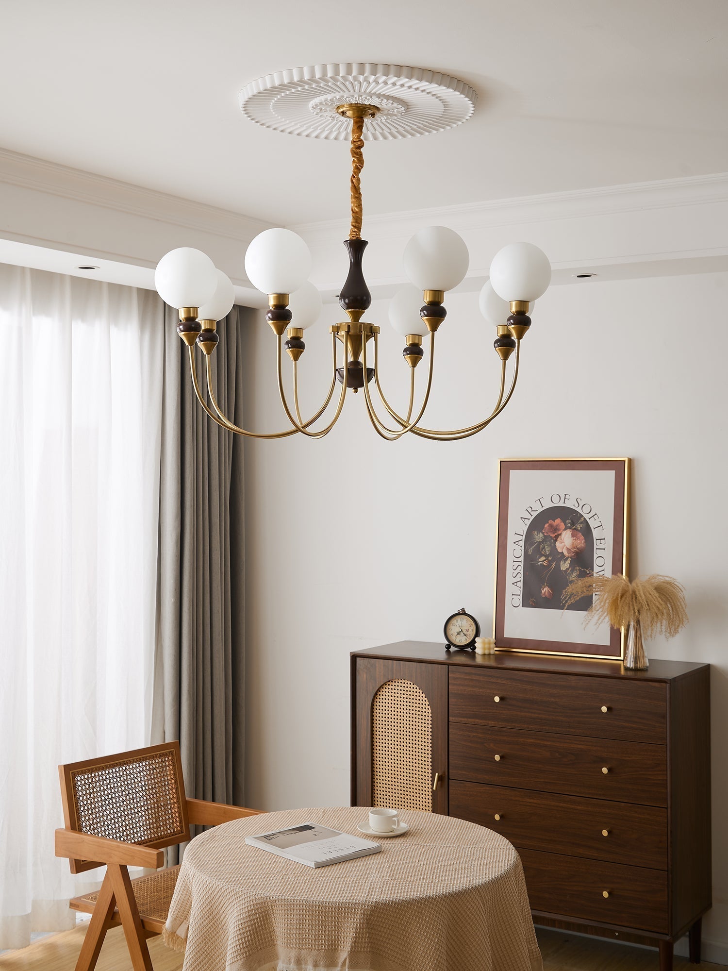 Helena Curve Chandelier - Lamp Outdoor