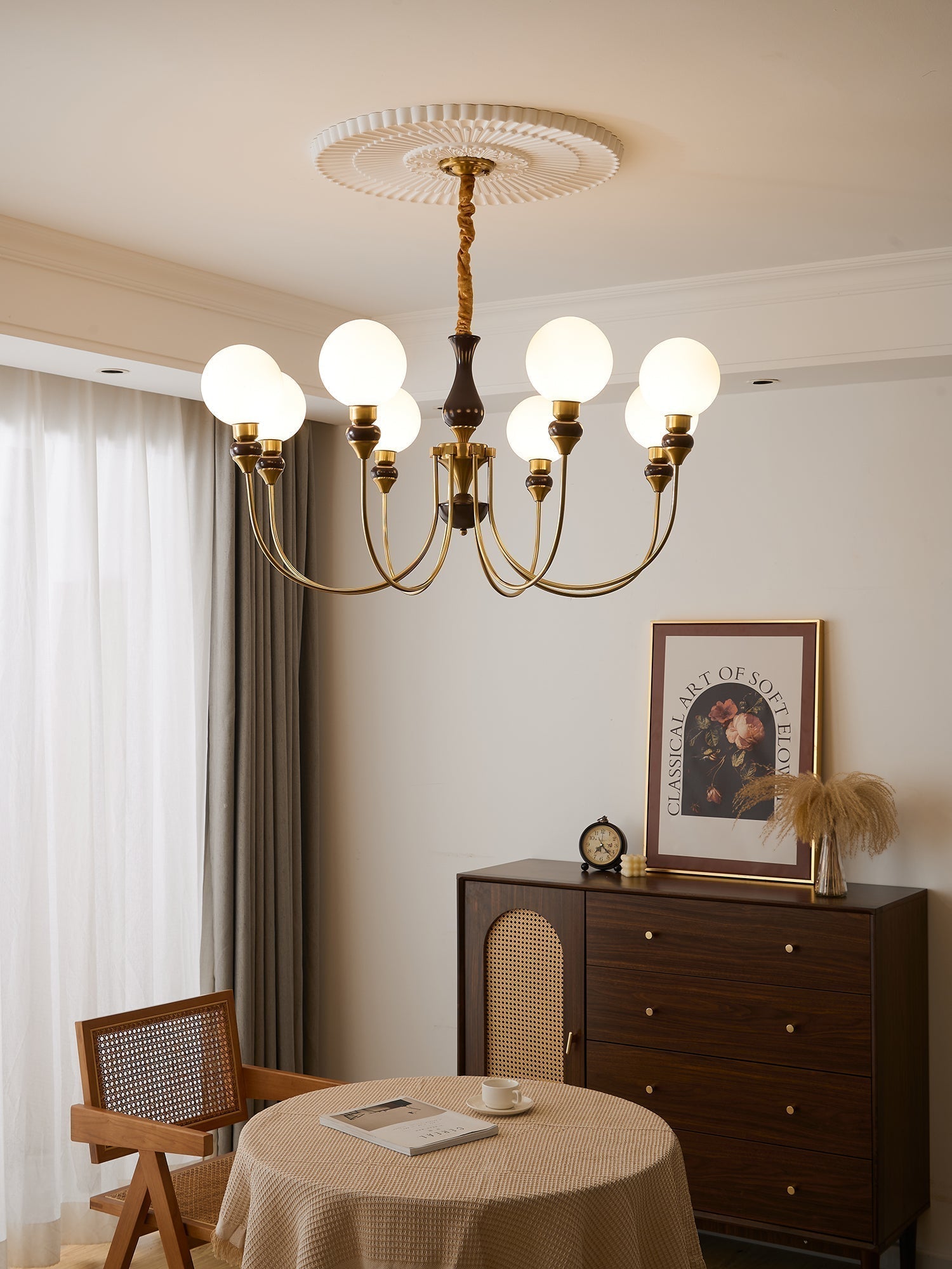 Helena Curve Chandelier - Lamp Outdoor