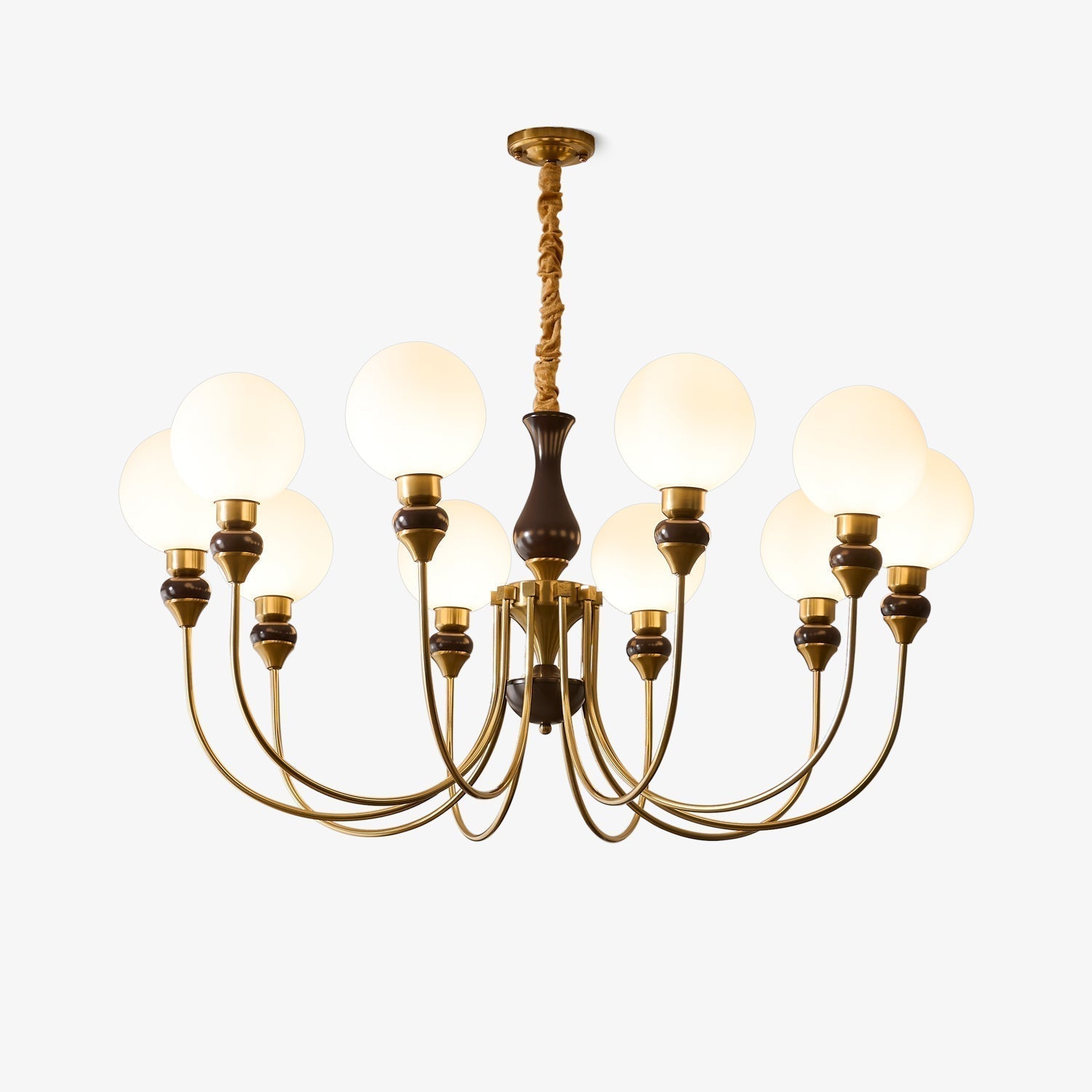 Helena Curve Chandelier - Lamp Outdoor