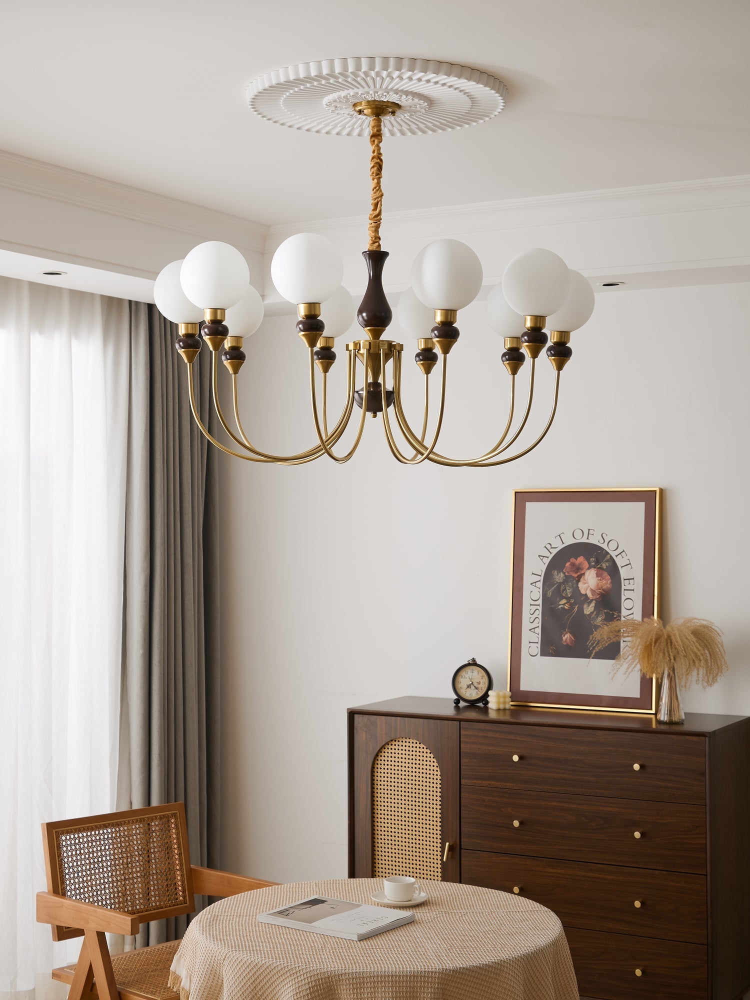 Helena Curve Chandelier - Lamp Outdoor
