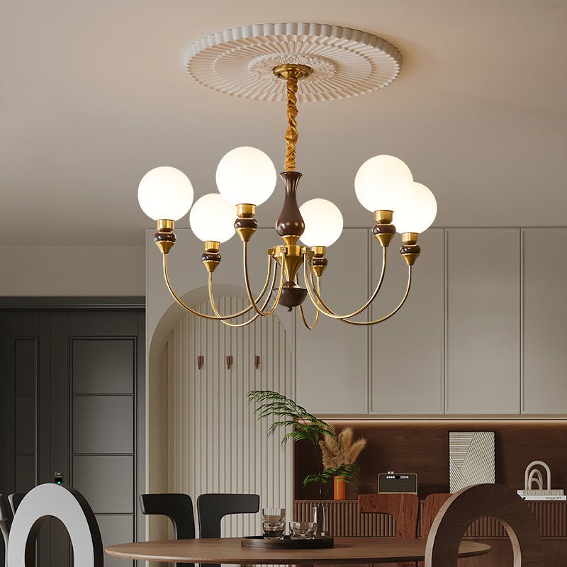 Helena Curve Chandelier - Lamp Outdoor