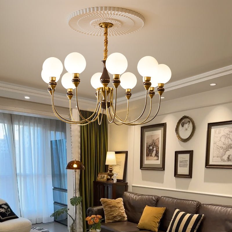 Helena Curve Chandelier - Lamp Outdoor