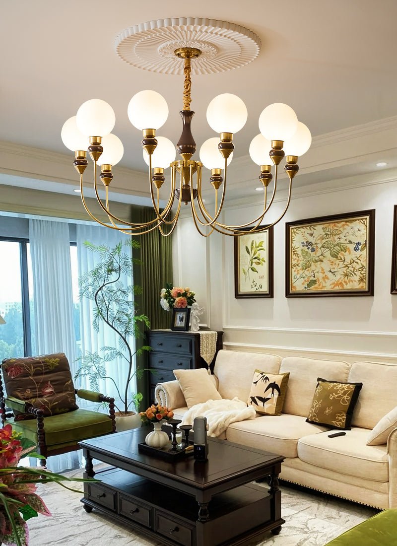 Helena Curve Chandelier - Lamp Outdoor