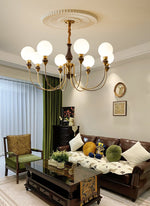 Helena Curve Chandelier - Lamp Outdoor