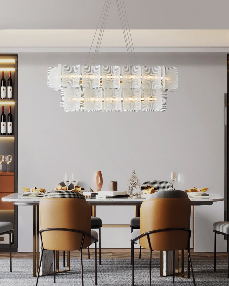 Helios Rectangle Pendant Lamp - Lamp Outdoor