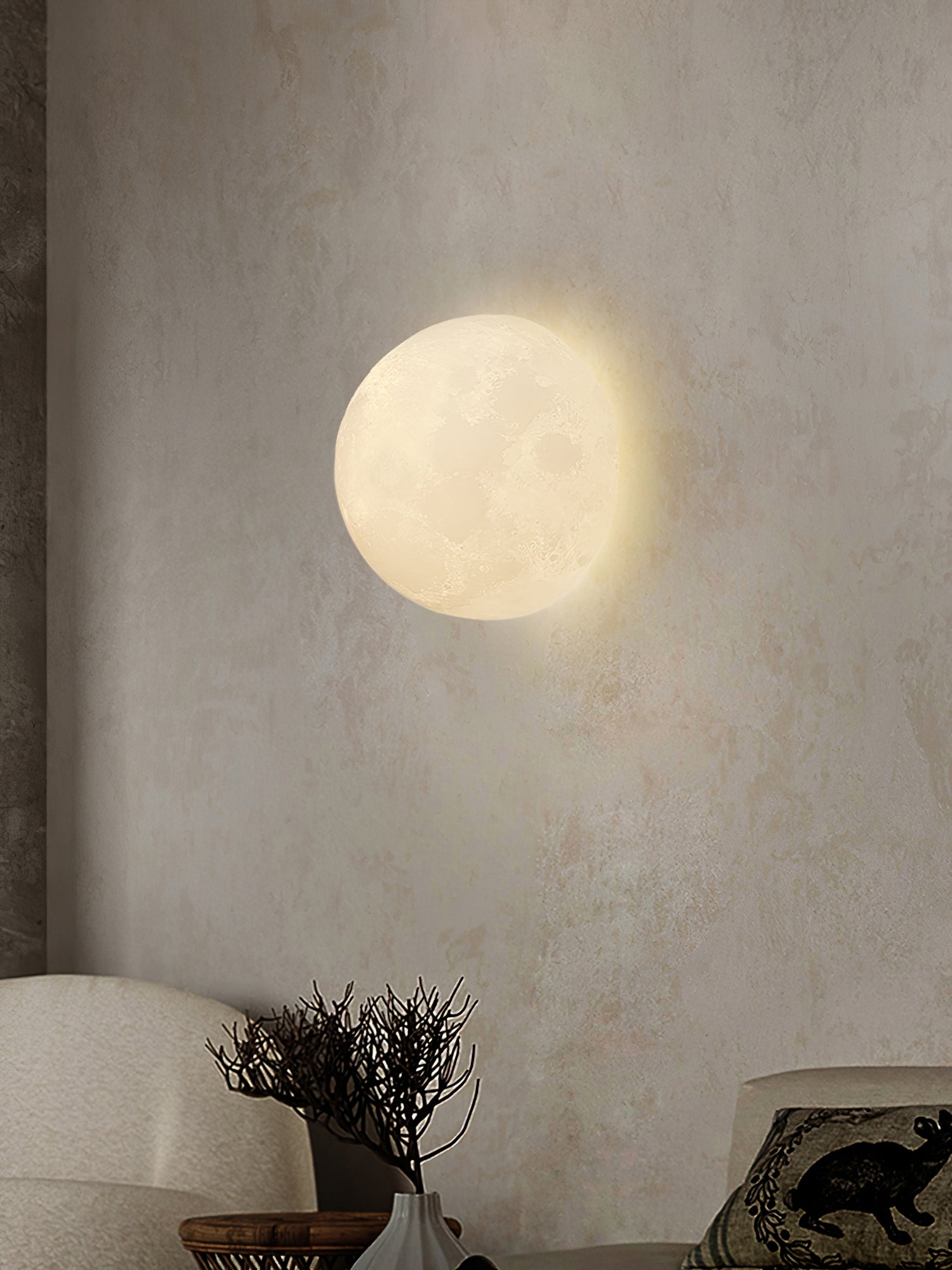 Moon 3D Wall Lamp - Lamp Outdoor