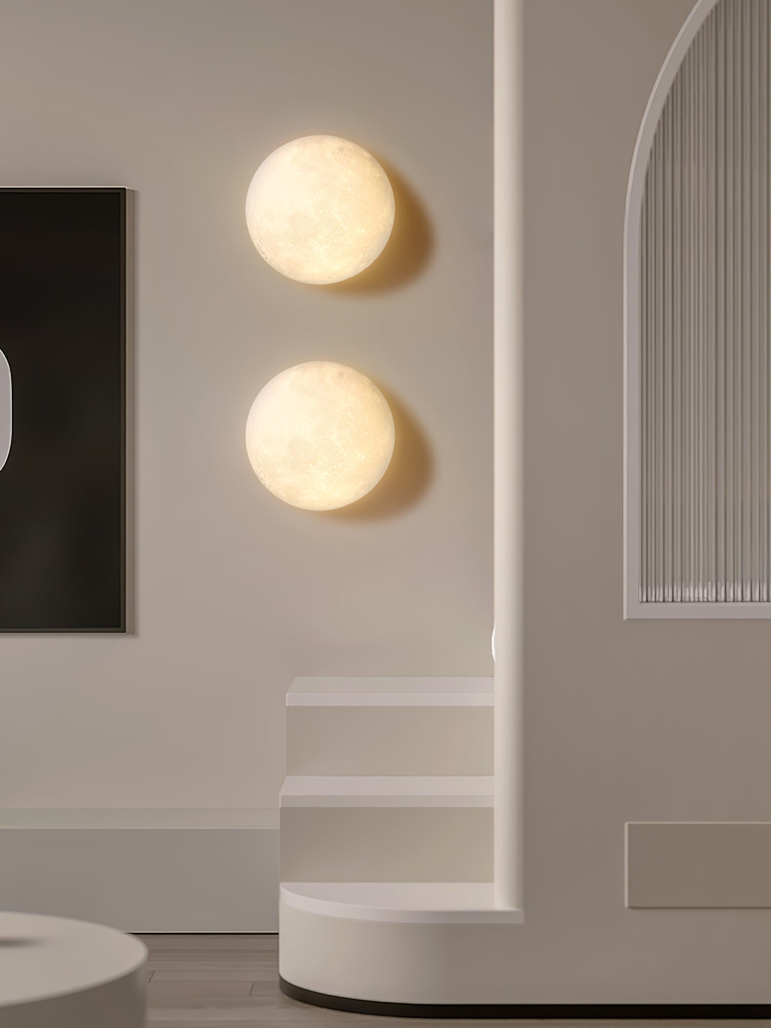 Moon 3D Wall Lamp - Lamp Outdoor