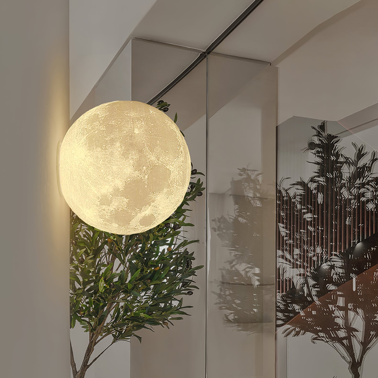 Moon 3D Wall Lamp - Lamp Outdoor
