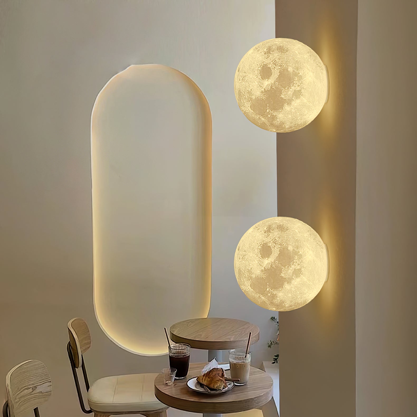 Moon 3D Wall Lamp - Lamp Outdoor