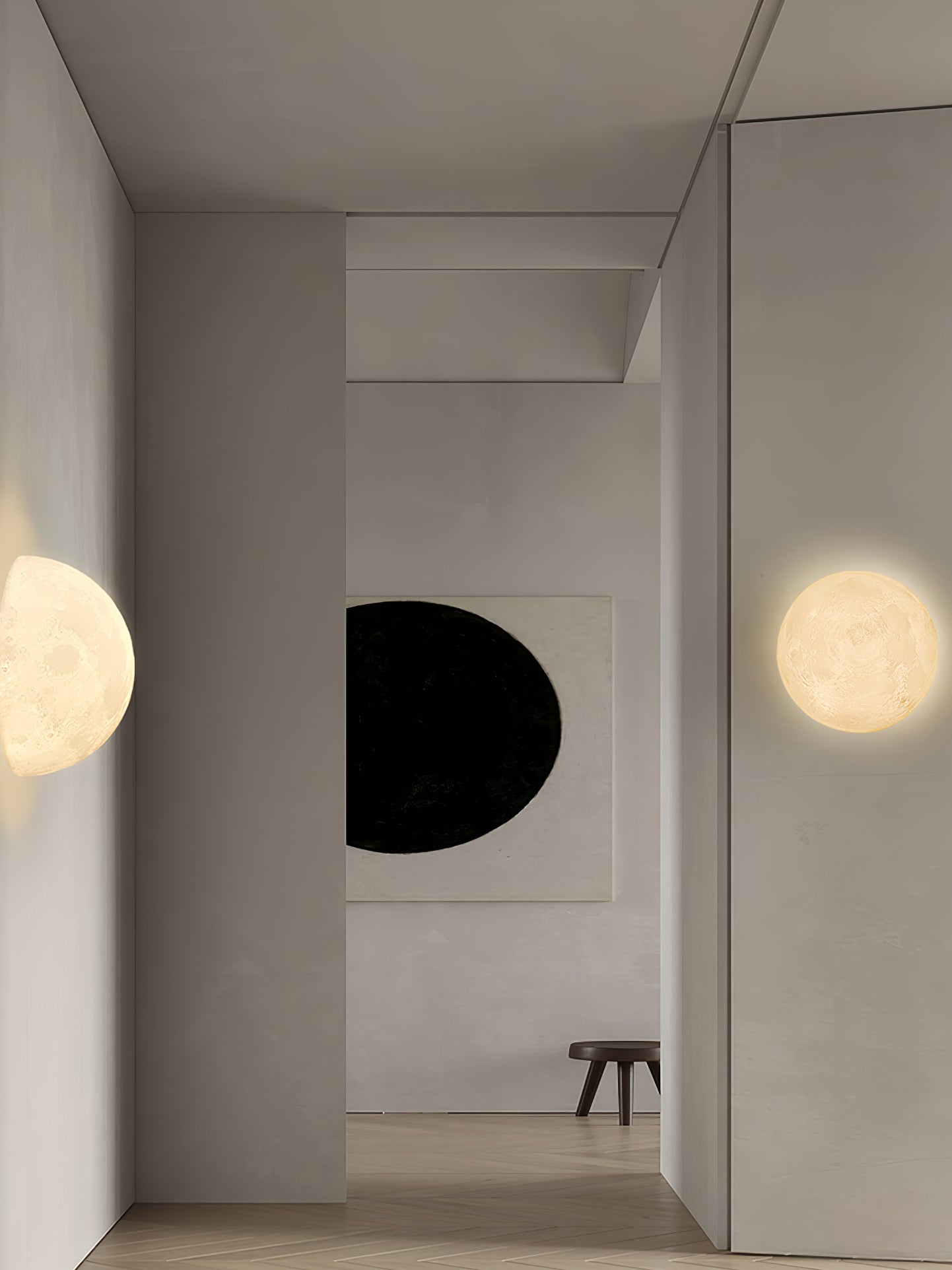 Moon 3D Wall Lamp - Lamp Outdoor